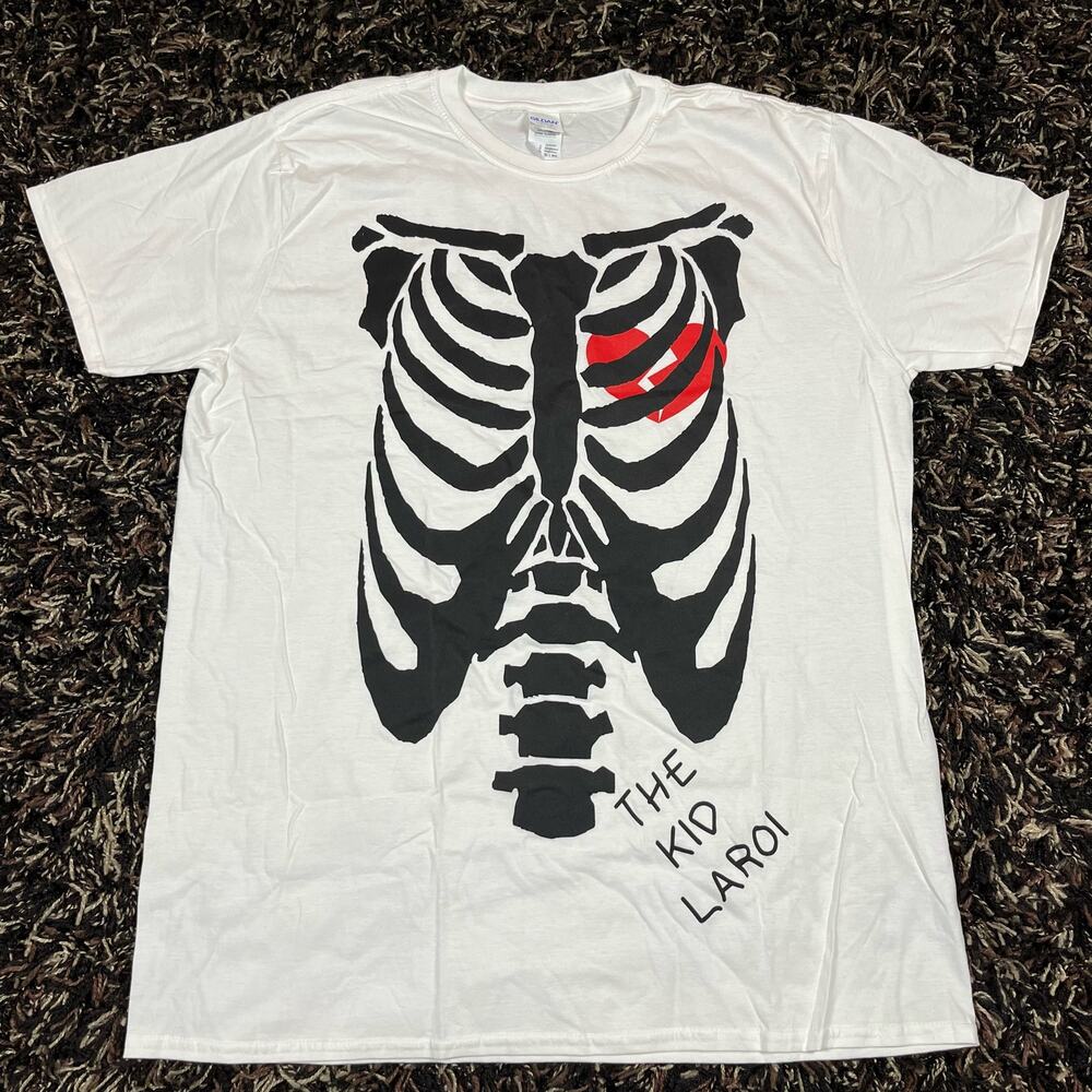The Kid Laroi Gnarcotic White Tee T‎ Shirt Adult Sz XL New